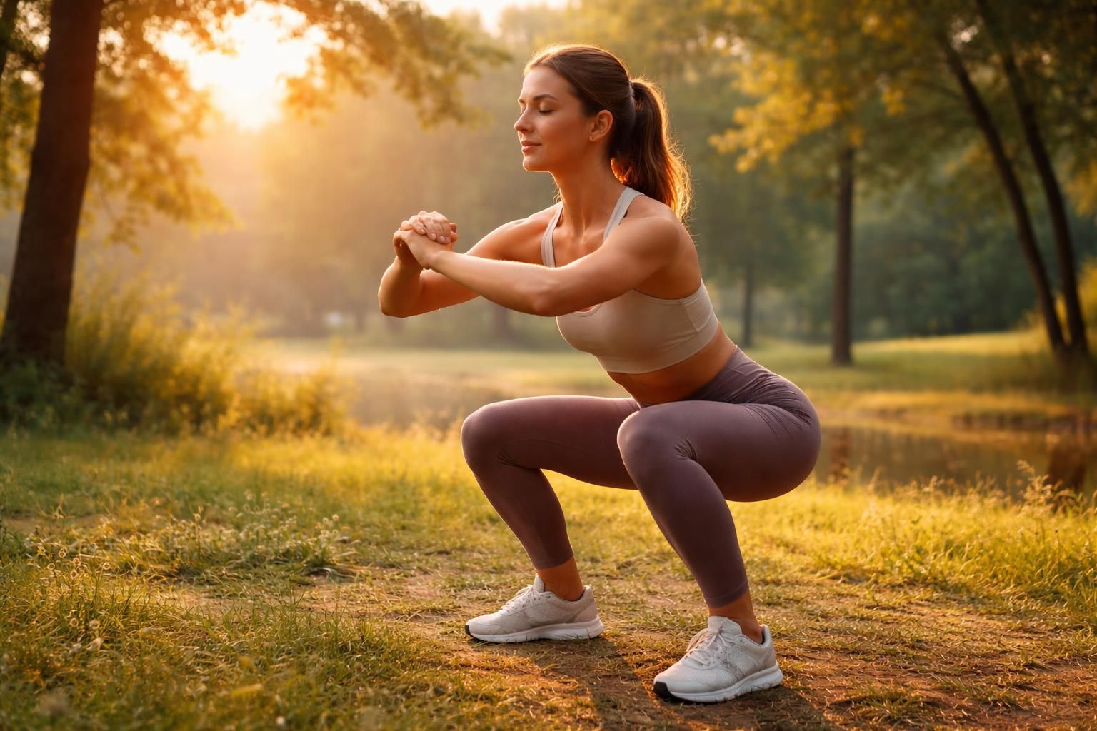 découvrez comment les air squats favorisent la connexion entre le corps et l'esprit pour améliorer votre forme physique et votre bien-être général.