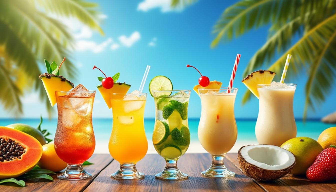 découvrez comment préparer des cocktails tropicaux faits maison et apportez une touche d'exotisme à vos soirées avec des saveurs fraîches et amusantes.