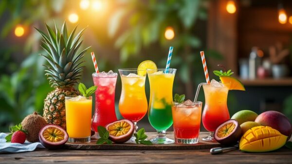 découvrez comment préparer facilement des cocktails tropicaux faits maison et savourez des mélanges exotiques pour des moments festifs et rafraîchissants.