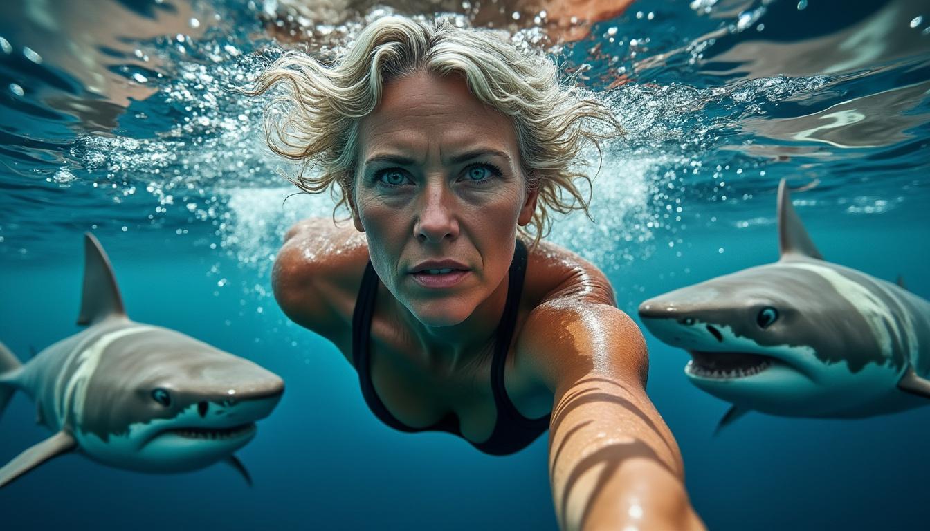 découvrez comment diana nyad a bravé les dangers des requins lors de sa traversée épique, incarnant courage et détermination face à l’adversité marine. un exemple inspirant de résilience et d’audace.