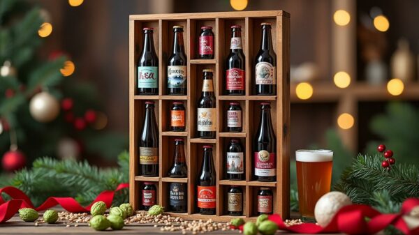 offrez à vos proches une expérience unique avec un calendrier de l'avent fait maison, conçu autour du thème de la bière. chaque jour, découvrez une délicieuse sélection de bières artisanales qui éveillera les papilles et créera des souvenirs inoubliables. idéal pour les amateurs de bière, ce cadeau original réjouira sans aucun doute vos amis et votre famille tout au long du mois de décembre.