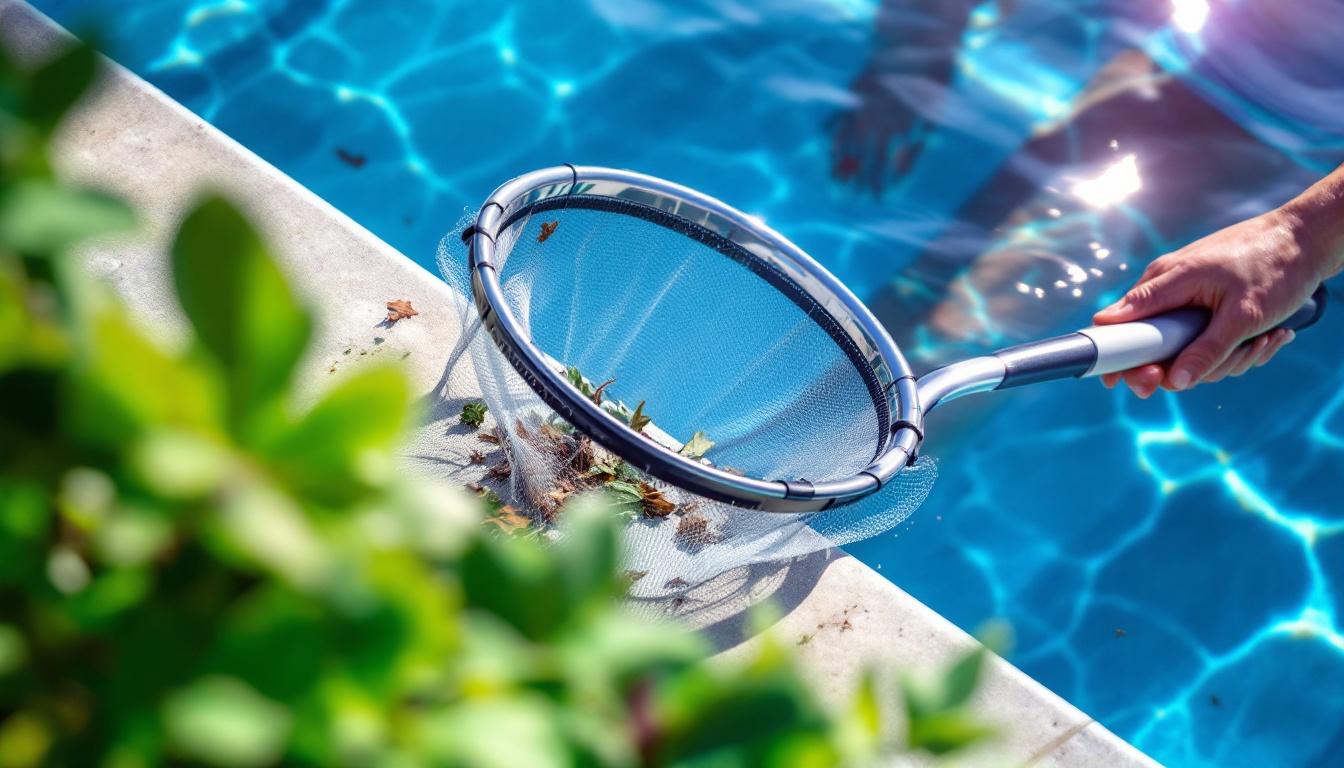 découvrez nos conseils pratiques pour le nettoyage et l'entretien de votre filet de piscine pour skimmer, afin de garantir une eau toujours propre et claire.