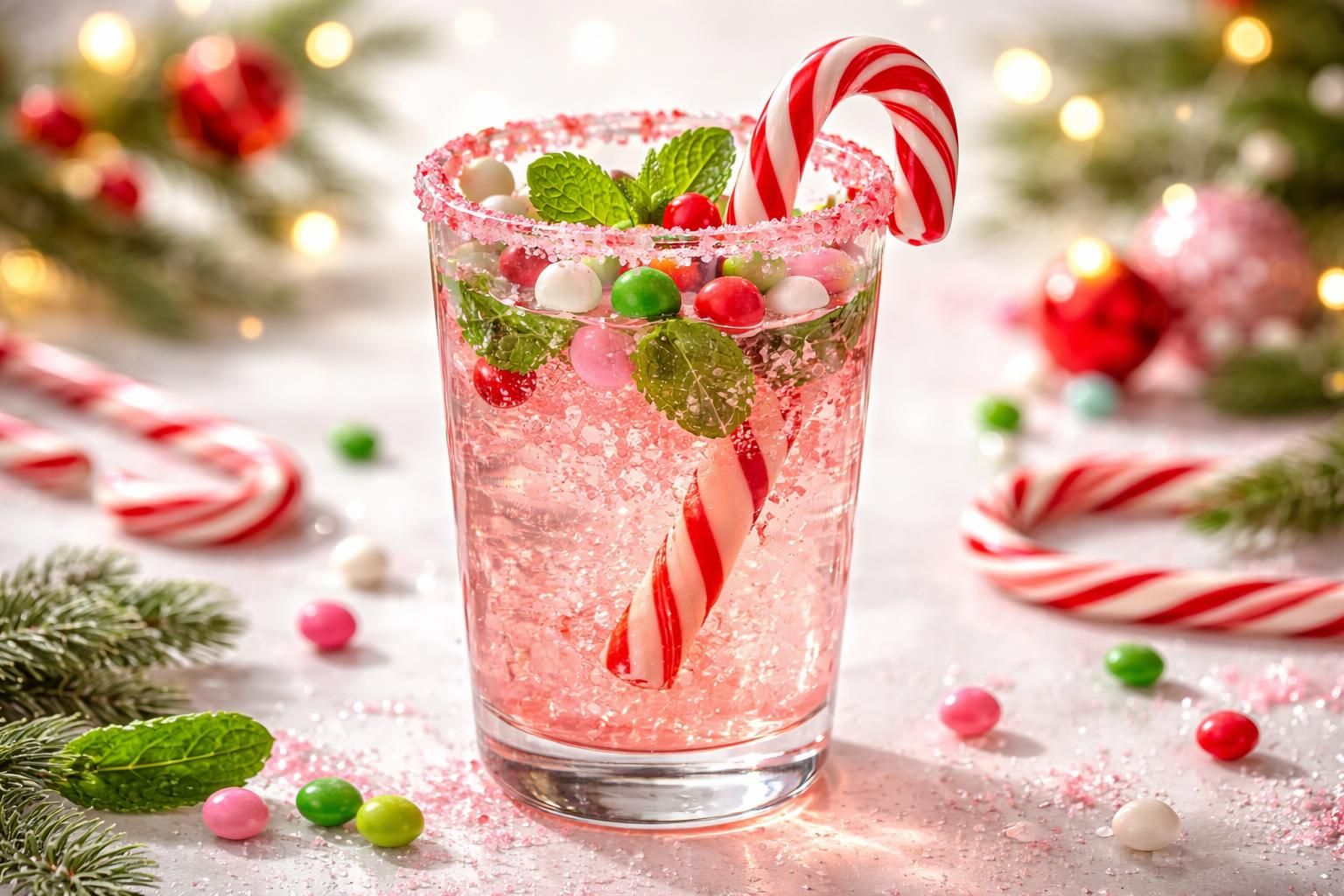 découvrez le cocktail bonbon candy cane spritzer, une boisson sucrée et pétillante qui émerveillera vos invités à chaque dégustation.