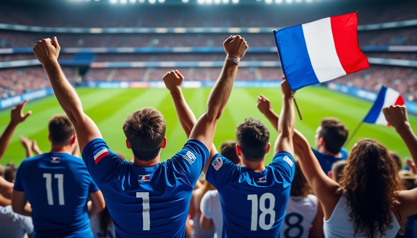 découvrez le maillot officiel de l'équipe de france de rugby 2019, un accessoire unique pour tous les supporters. affichez votre passion pour le rugby avec ce maillot authentique, alliant performance et style. ne manquez pas l'occasion de porter les couleurs de la france sur le terrain comme en dehors !