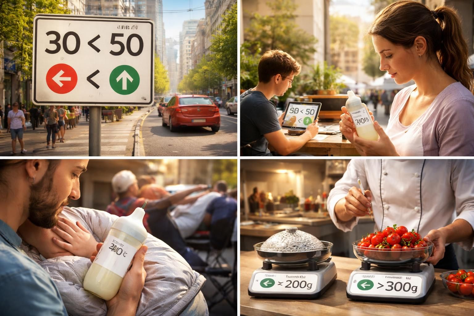 découvrez comment les signes inférieur ( < ) et supérieur ( > ) sont utilisés dans la vie quotidienne à travers des exemples pratiques et faciles à comprendre.