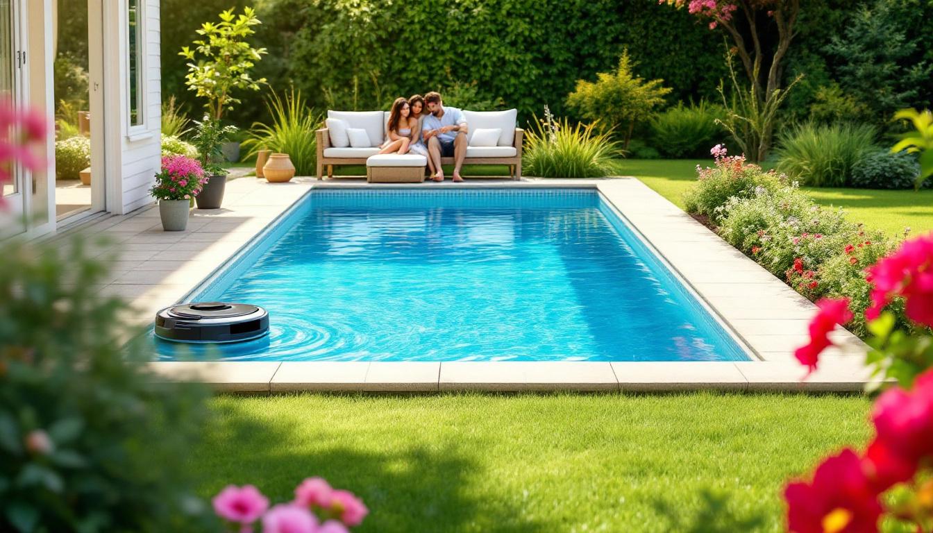 découvrez comment les aspirateurs de piscine robotisés peuvent simplifier l'entretien de votre piscine et préserver la beauté de votre jardin.
