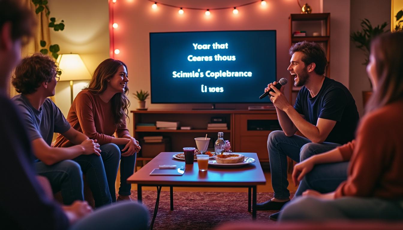 découvrez notre sélection de boissons et snacks idéals pour rendre votre soirée karaoké entre amis encore plus conviviale et savoureuse.