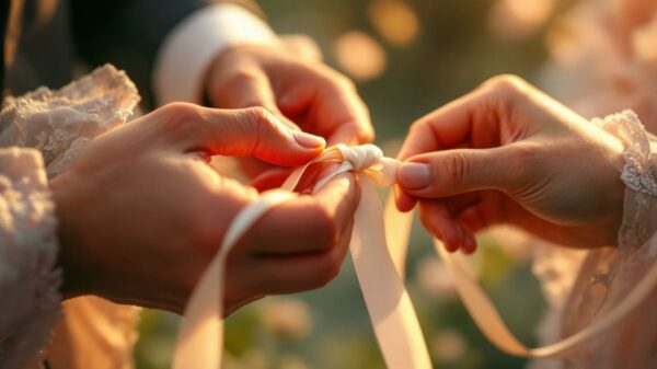 découvrez les meilleurs exemples de textes pour le rituel des rubans, parfaits pour émerveiller vos invités et créer une atmosphère magique lors de votre cérémonie.