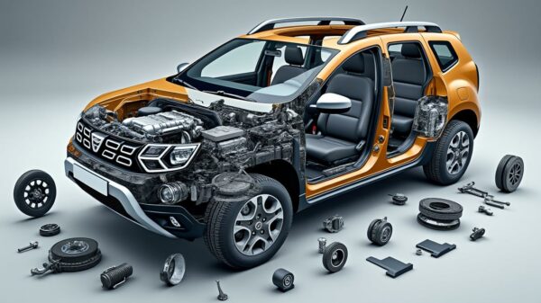 découvrez notre guide complet sur les pièces auto du dacia duster, incluant une vue éclatée détaillée et une liste des prix des éléments essentiels. optimisez l'entretien de votre véhicule avec des informations claires et précises.
