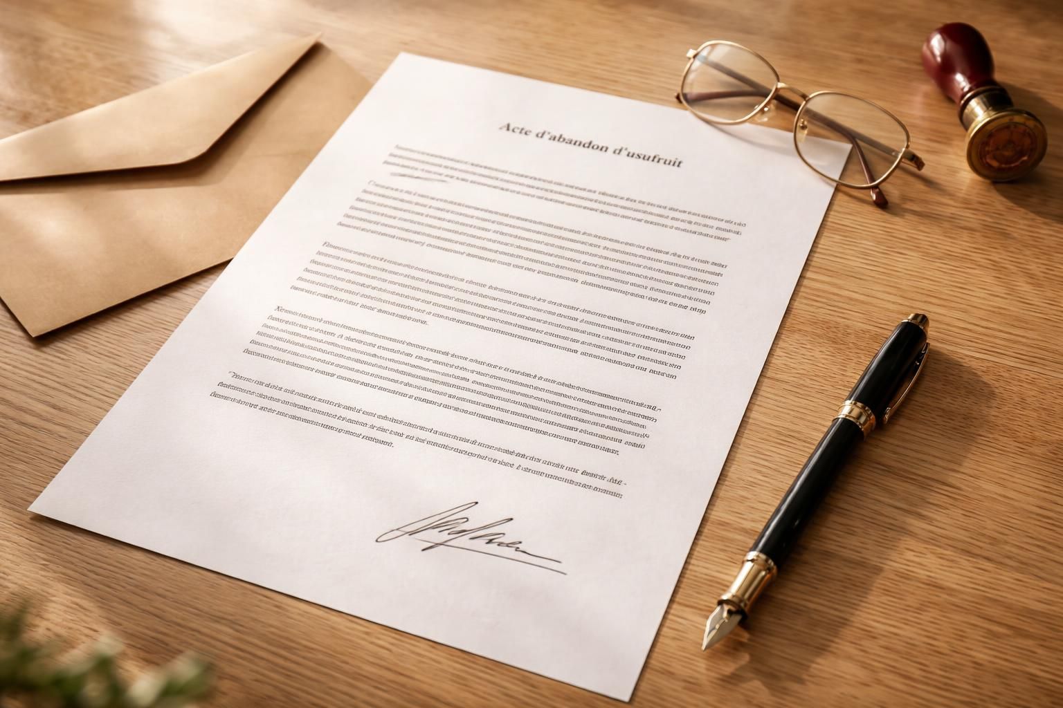 découvrez un modèle détaillé de lettre pour formaliser l'abandon d'usufruit, facilitant vos démarches juridiques avec un document clair et complet.