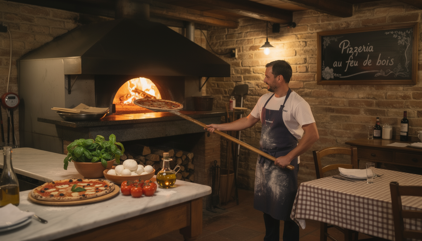 Pizzerias au feu de bois