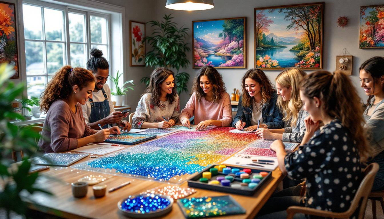 découvrez pourquoi la broderie diamant séduit un nombre croissant de passionnés grâce à son côté créatif, relaxant et accessible à tous.