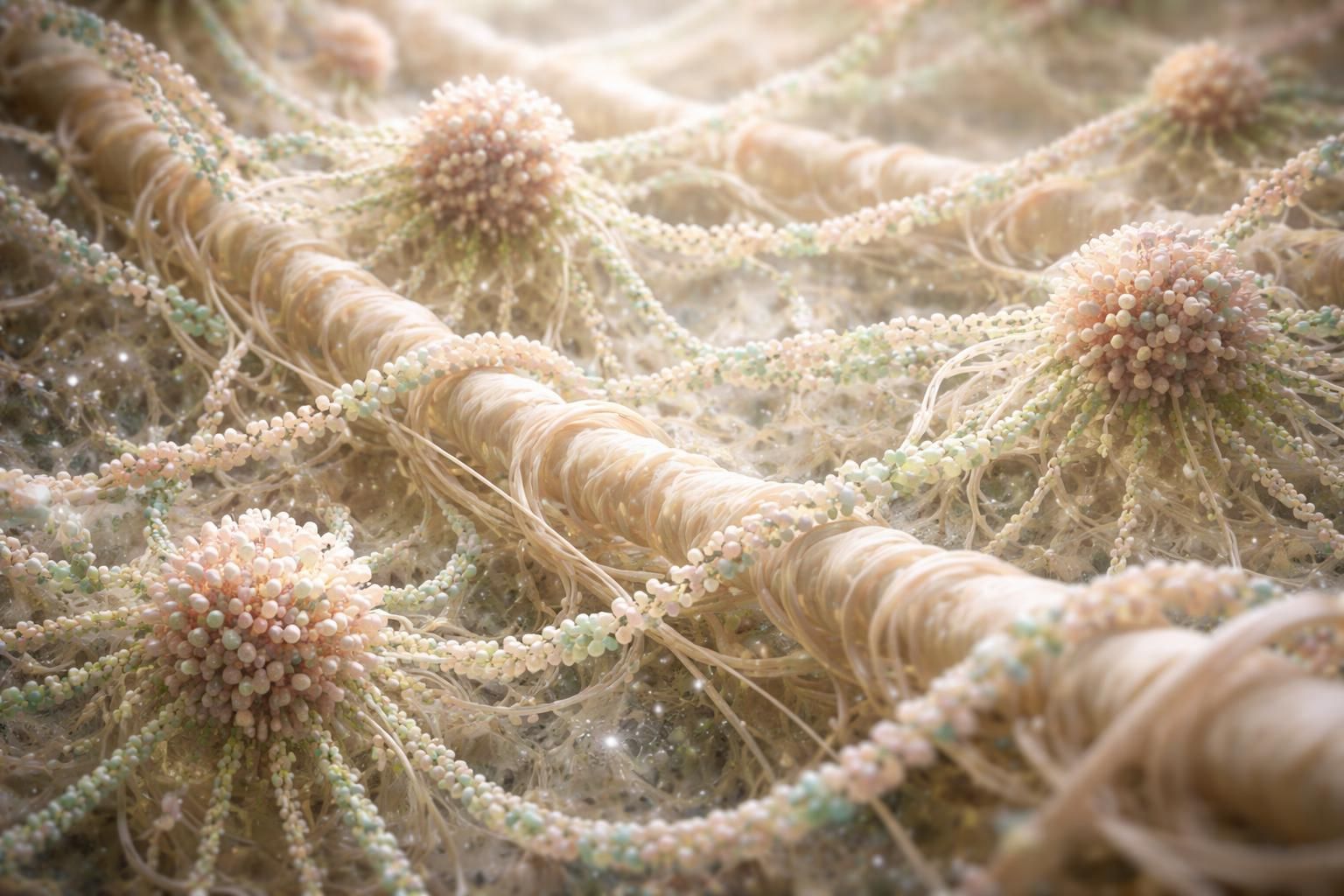 découvrez le rôle crucial des protéoglycanes, composants clés de la matrice extracellulaire, essentiels pour la structure et la fonction des tissus.