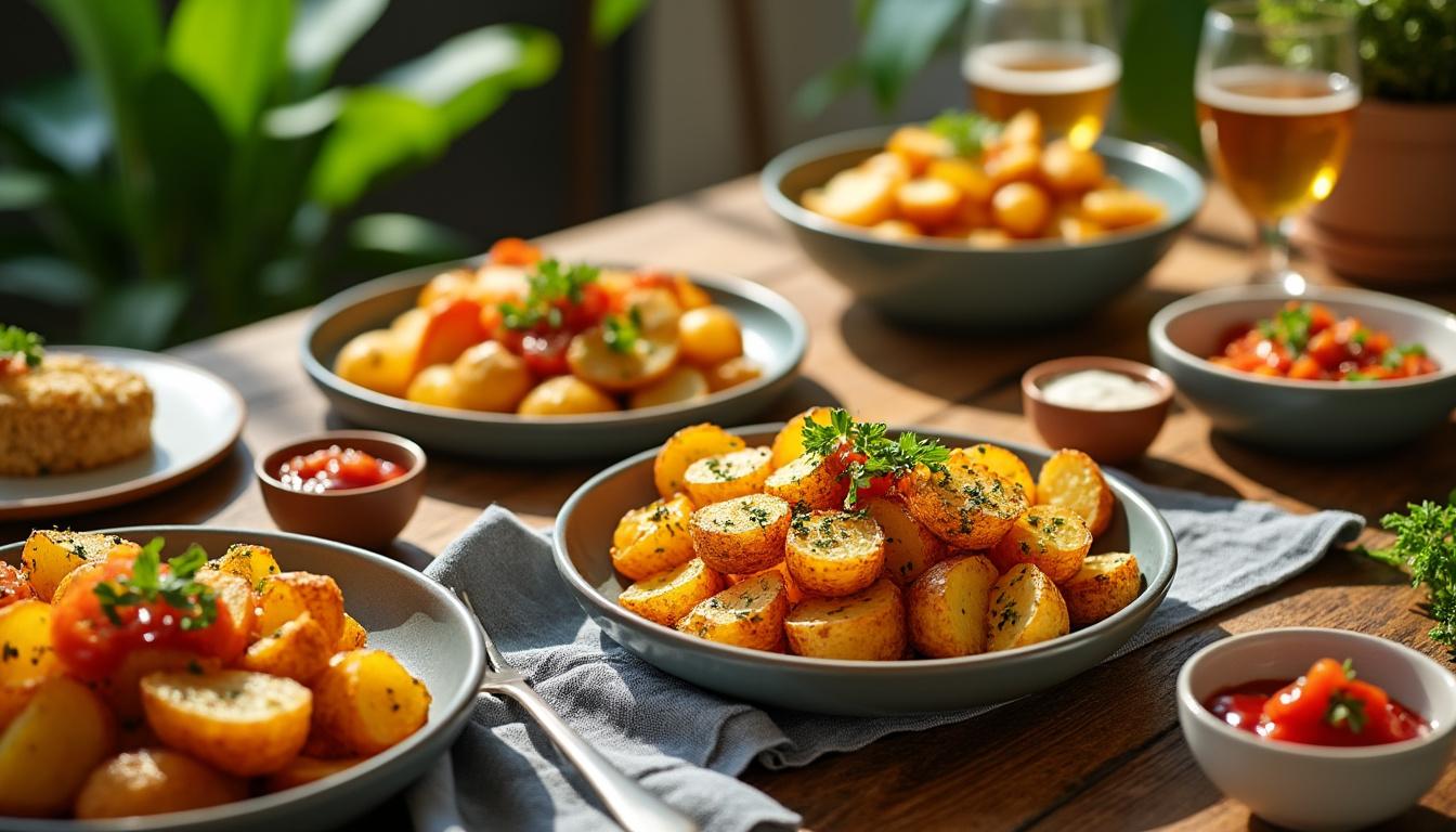 transformez vos soirées en expériences culinaires uniques avec des potatoes à l’air fryer personnalisées. découvrez des recettes innovantes et des astuces pour créer des plats savoureux qui raviront vos invités. simplifiez la préparation tout en ajoutant une touche de créativité à vos repas.
