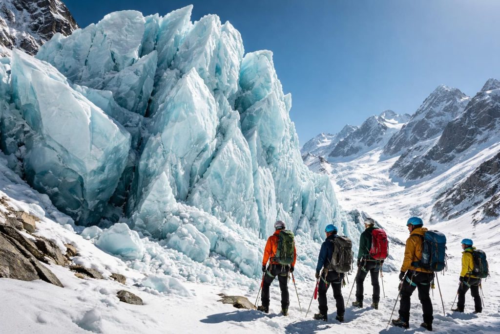 découvrez les séracs, ces formations glaciaires impressionnantes, et explorez leur double nature : merveille naturelle et danger potentiel pour les aventuriers en montagne.