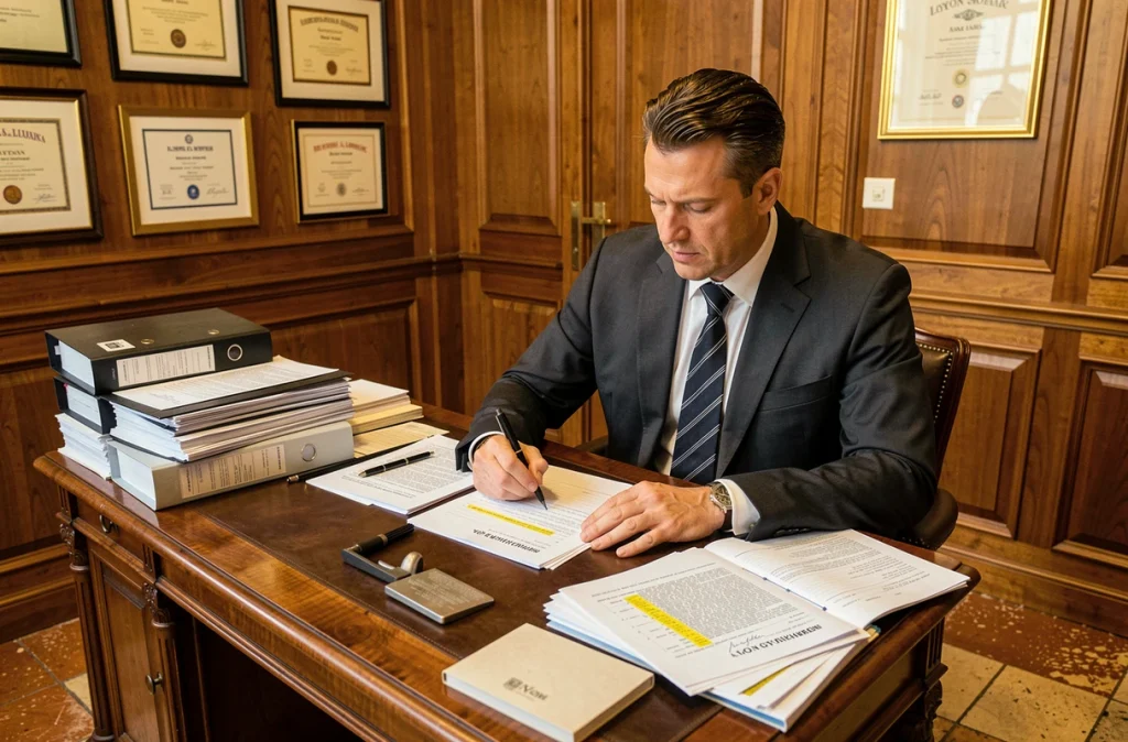 Avocat BERNY AVOCAT à Lyon spécialisé en contentieux des affaires étudiant des dossiers judiciaires