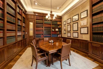 Vue d'ensemble d'un cabinet d'avocats prestigieux à Lyon représentant les meilleurs avocats de la ville