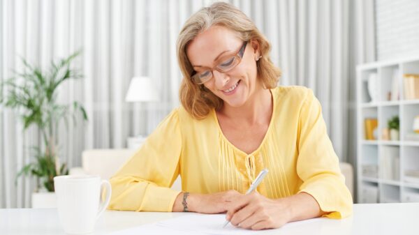 Writing letter