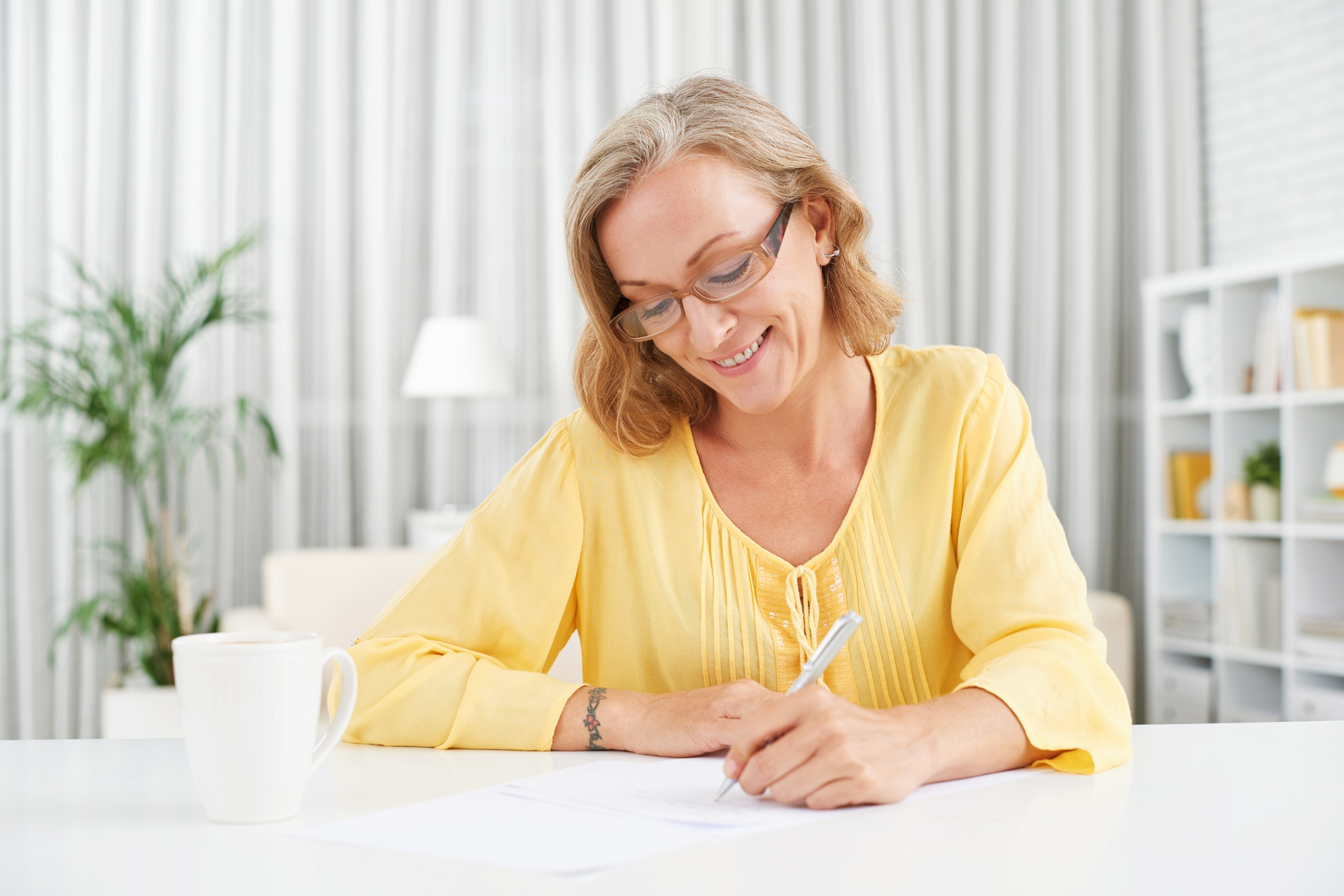 Writing letter